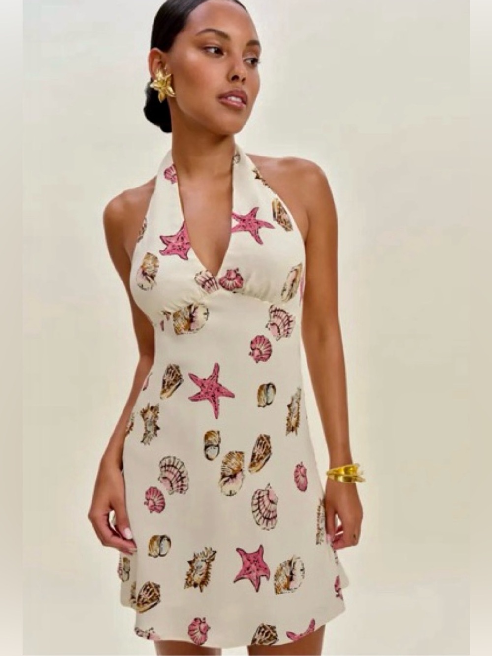 Reformation Delanie Dress - Concha Print